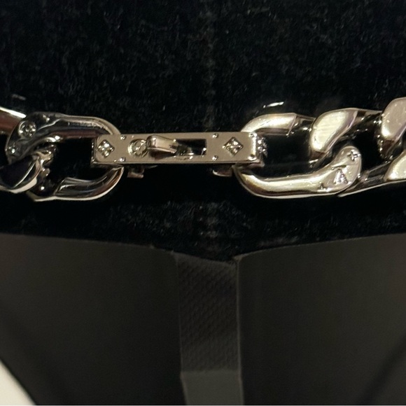 AUTHENTIC LOUIS VUITTON LV 18 CHAIN LINK CUBAN NECKLACE VIRGIL ABLOH MEN MP2770